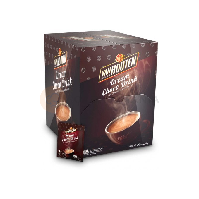 Gorąca czekolada w saszetkach 15% Dream Choco Drink VH6, 100 x 23 g | VAN HOUTEN, VM-72146-V85