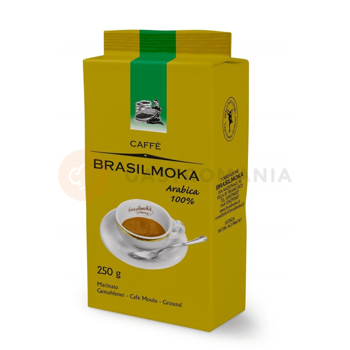 Kawa mielona 100% Arabika, 250 g | BRASIL MOKA, Arabica 100%