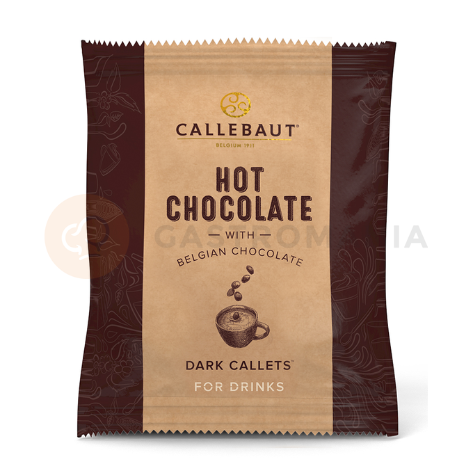 Ciemna czekolada w saszetkach do rozpuszczania w mleku, 25 x saszetka 35 g | CALLEBAUT, 811NV-T97