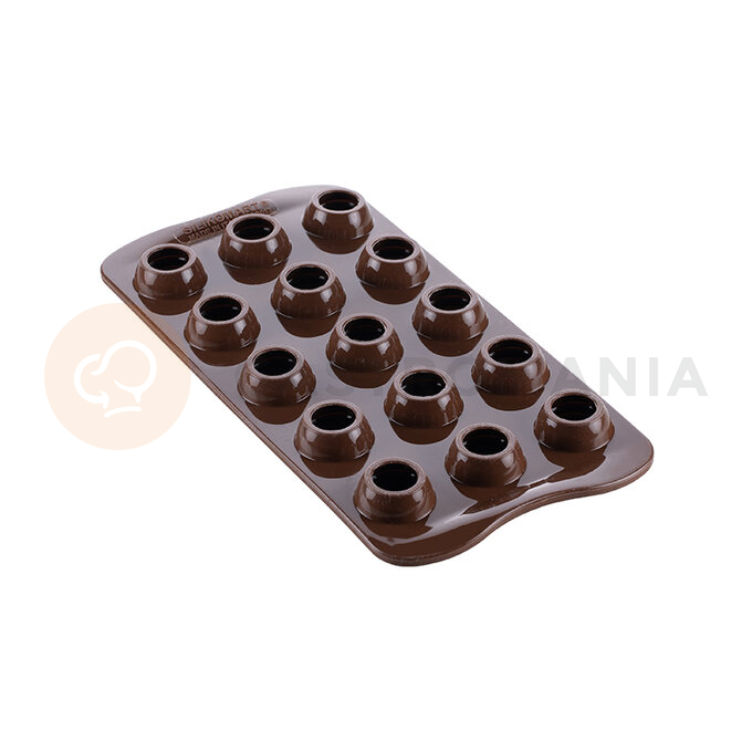 Forma do pralin i czekoladek - jajko 3D, 23x30 mm, 8 ml - Choco Drop | SILIKOMART, EasyChoc