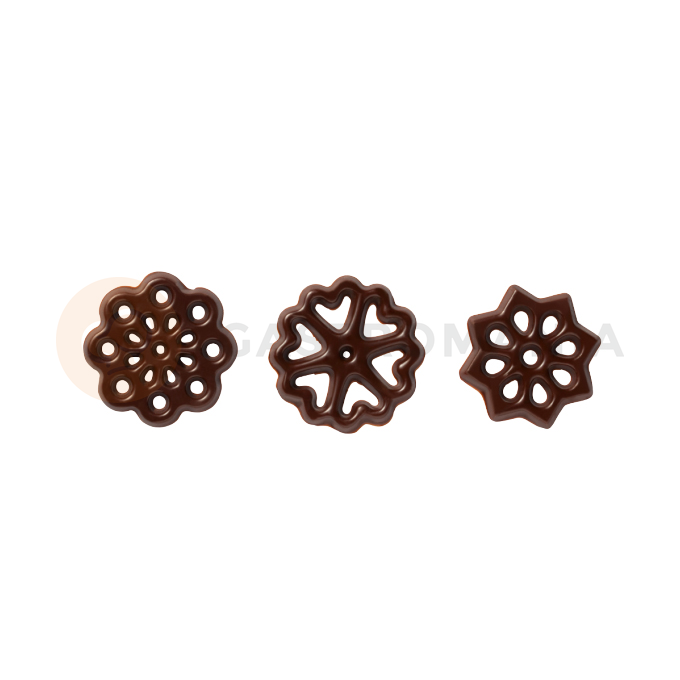 Dekoracja z czekolady, zestaw figur ø 35 mm - 150 szt. | MONA LISA, CHD-OD-19828E0-999