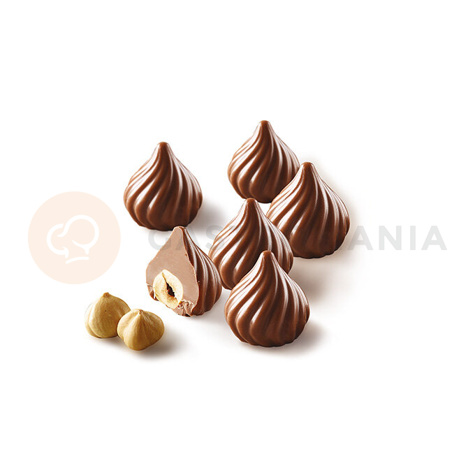 Forma do pralin i czekoladek - płomień 3D, 15x8 mm, 8 ml - Choco Flame | SILIKOMART, EasyChoc