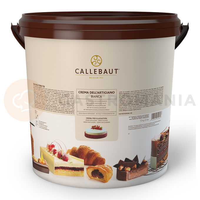 Polewa o smaku białej czekolady Bianco, 10 kg wiaderko | CALLEBAUT, V00-OH35-ITWNV-T06