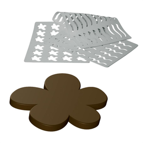 Silikonowa forma do dekoracji czekoladowych, 390x290 mm - CHASIL8 | MARTELLATO, CHASIL8