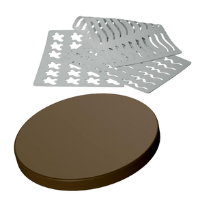 Silikonowa forma do dekoracji czekoladowych, średnica 42 mm - CHASIL18 | MARTELLATO, CHASIL18