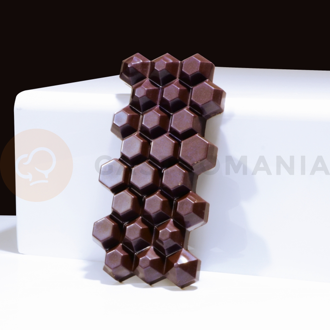 Forma z poliwęglanu do tabliczek czekolady - 3 szt. x 100 g - MA2015 | MARTELLATO, Evolution
