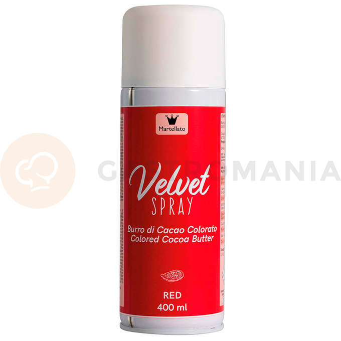 Zamsz w sprayu, czerwony - 400 ml - LCV208 | MARTELLATO, Velvet Spray