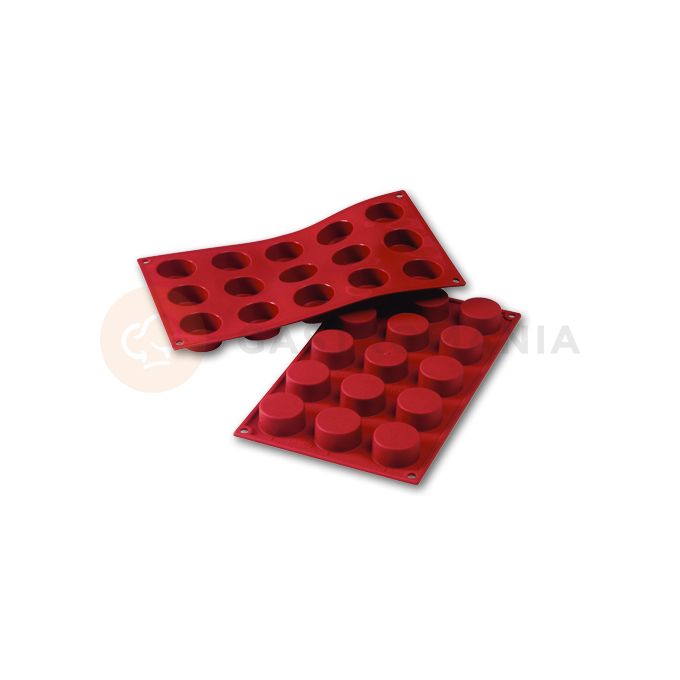 Forma na ciastka i desery, 40x20 mm, 15 sztuk - SF027 | MARTELLATO, Silicone Moulds