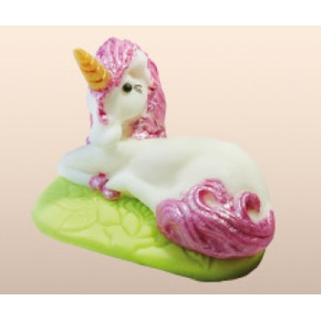 Jednorożec, unicorn, figurka z cukru 6,3 cm, różowy | MAGMART, ZW-J