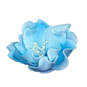 Kwiat eustoma mała z cukru 8 cm, jasny niebieski | MAGMART, K 013M
