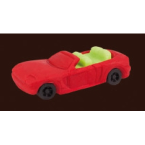 Autko kabriolet, figurka z cukru 6,5 cm, czerwony | MAGMART, AK06