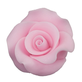 Kwiat róża &quot;L&quot; z cukru 6 cm, różowy | MAGMART, R L