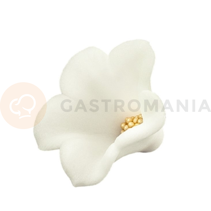Kwiat dzwonek mały z cukru 5 cm, biały, 1 szt. | MAGMART, K 025