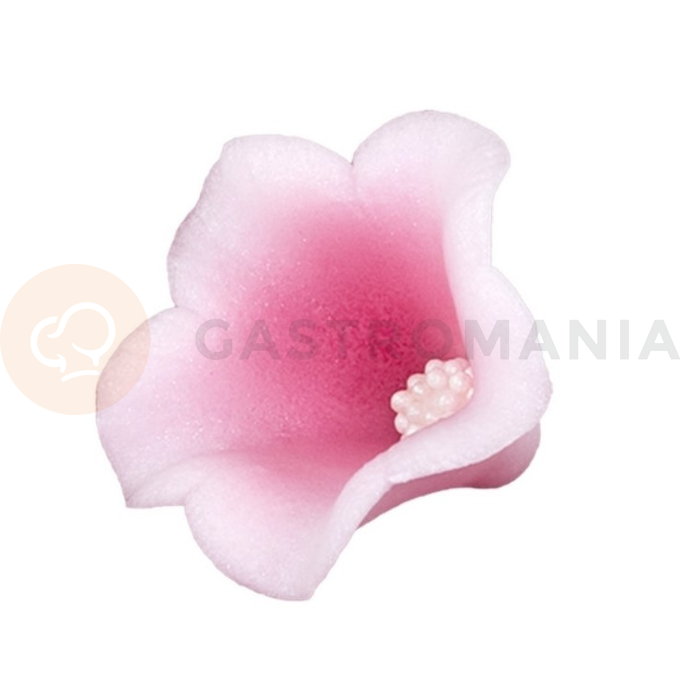 Kwiat dzwonek mały z cukru 5 cm, różowy, 1 szt. | MAGMART, K 025