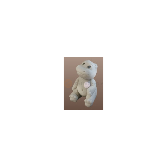 Hipopotam, figurka z cukru 4 cm, szary | MAGMART, ZS01