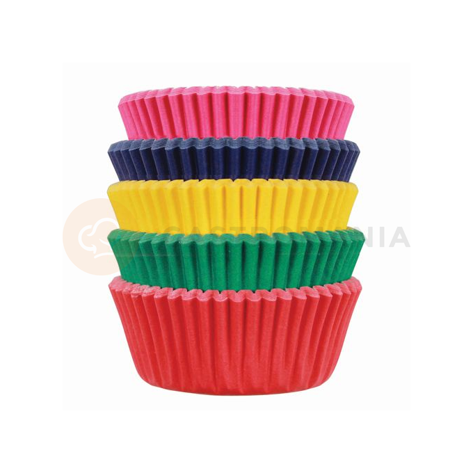 Papilotki do pieczenia mini babeczek lub pralin śr. 3,5 cm, 100 szt. w pięciu kolorach | PME, BC741