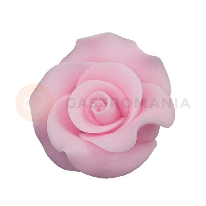Kwiat róża &quot;L&quot; z cukru 6 cm, różowy | MAGMART, R L