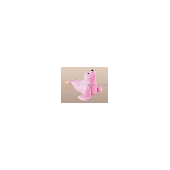 Foka, figurka z cukru 6 cm, różowy | MAGMART, ZF01