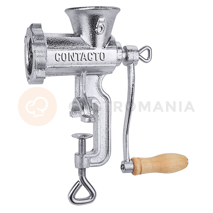 Maszynka do mielenia mięsa manualna z żeliwa, o średnicy 50 mm | CONTACTO, 585/005