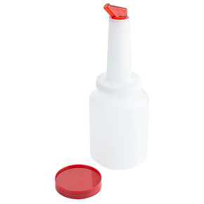 Dyspenser barmański z polipropylenu, 2 l, biało - czerwony | CONTACTO, 5843/205