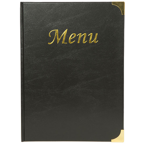 Karta menu, czarna 310x235 mm | CONTACTO, 5829/041