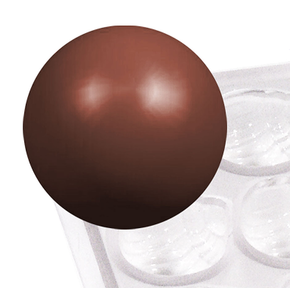 Mata z poliwęglanu do czekoladek, półkula | CONTACTO, 6751/013