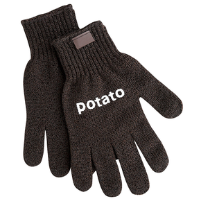 Rękawice do czyszczenia ziemniaków, brązowe | CONTACTO, 6537/001