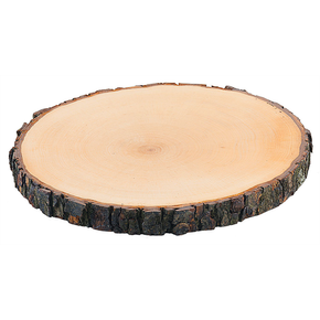 Okragła taca drewniana, średnica 200-220 mm | CONTACTO, 3863/022