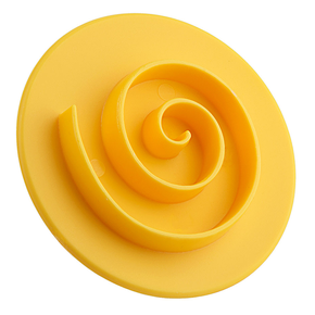 Pieczęć, znacznik chleba z żółtego plastiku o średnicy 80 mm | CONTACTO, 4082/080