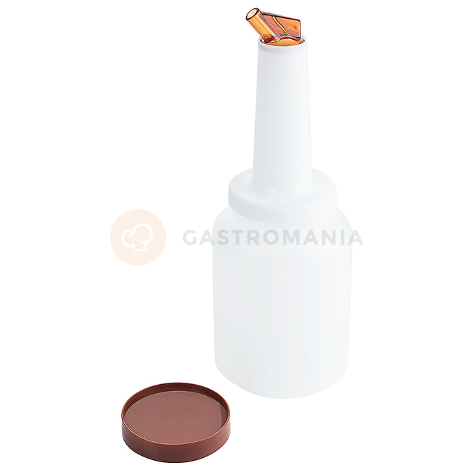 Dyspenser barmański z polipropylenu, 2 l, biało - brązowy | CONTACTO, 5843/201