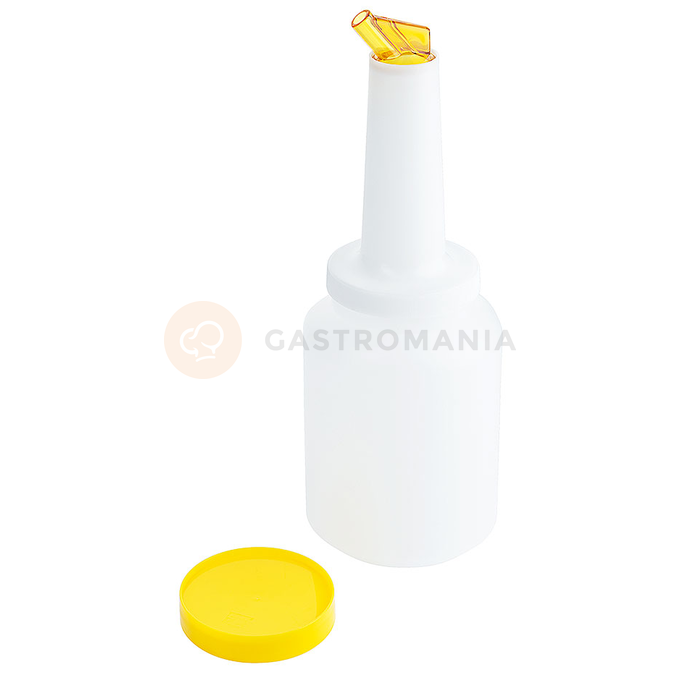 Dyspenser barmański z polipropylenu, 2 l, biało - żółty | CONTACTO, 5843/204