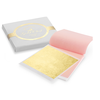Złoto jadalne w listkach 25 szt. 80 mm x 80 mm opakowanie 10 książeczek | GOLD CHEF, 2GOKLB25BP