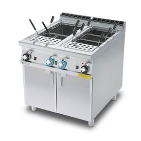 Urządzenie do gotowania makaronu gazowe z automatycznym napuszczaniem wody 2x40 l, 800x900x900 mm | RM GASTRO, CPA - 98 G