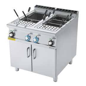Urządzenie do gotowania makaronu elektryczne z automatycznym napuszczaniem wody 2x40 l, 800x900x900 mm | RM GASTRO, CPA - 98 ET