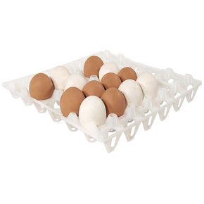 Taca na jajka z polietylenu, 300x300x50 mm, biała | CONTACTO, 8034/030