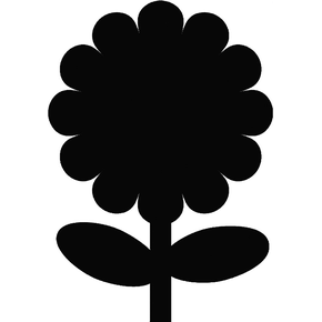 Tablica w kształcie kwiatu 430x300 mm | CONTACTO, 7690/001
