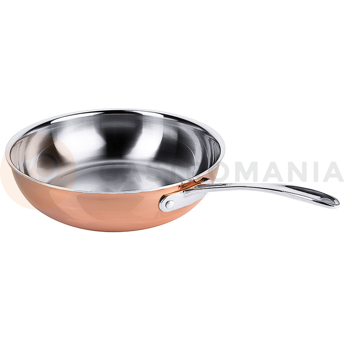 Patelnia do smażenia trzywarstwowa bez pokrywki, średnica 280 mm | CONTACTO, 8778/280