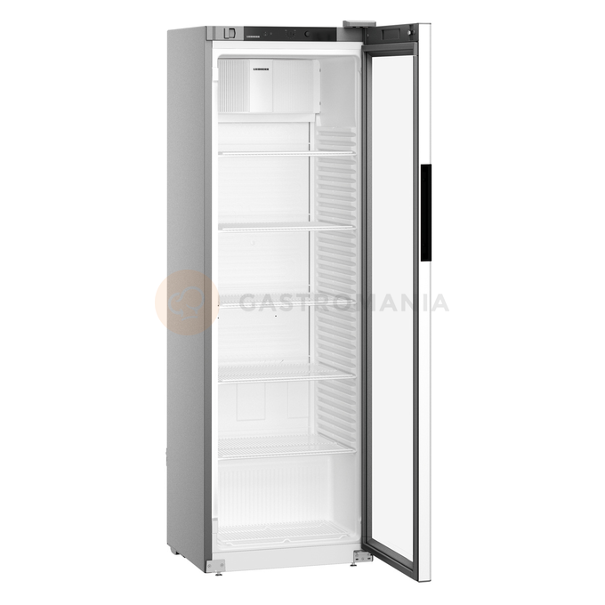 Szafa chłodnicza ekspozycyjna z przeszklonymi drzwiami i chłodzeniem dynamicznym, 400 l, 597x654x1884 mm | LIEBHERR, MRFvd 4011
