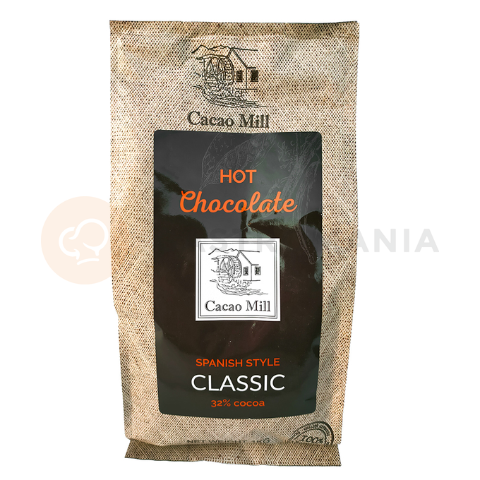 Gorąca czekolada 32%, 1 kg - proszek, torba | CACAOMILL, Hot Chocolate