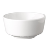 Biała miska bufetowa z melaminy, okrągła 1,9 l | APS, Float