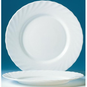 Biały talerz płaski 24,5 cm | ARCOROC, Trianon