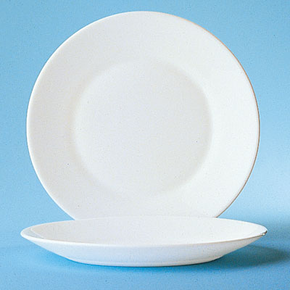 Biały talerz płaski 235 mm | ARCOROC, Restaurant