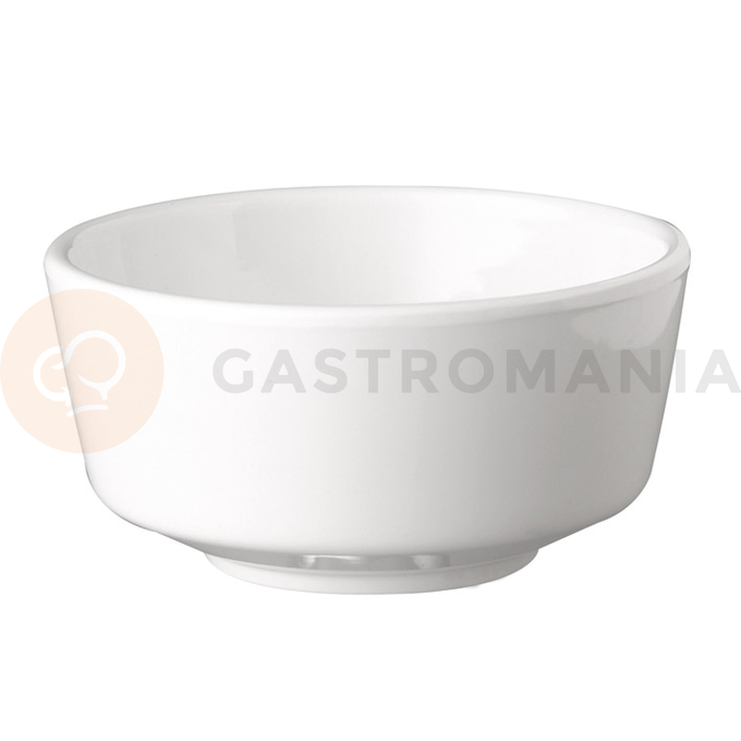 Biała miska bufetowa z melaminy, okrągła 0,15 l | APS, Float