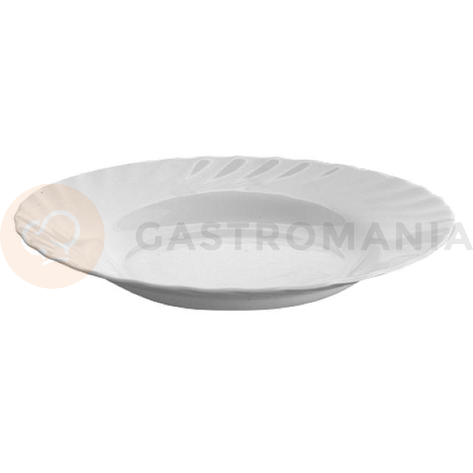 Biały talerz do zupy 22,5 cm | ARCOROC, Trianon