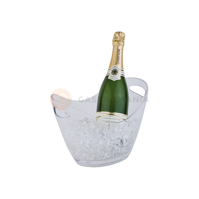 Pojemnik na wino, szampana z tworzywa 3 l, transparentny | APS, 36052