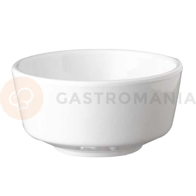 Biała miska bufetowa z melaminy, okrągła 0,45 l | APS, Float