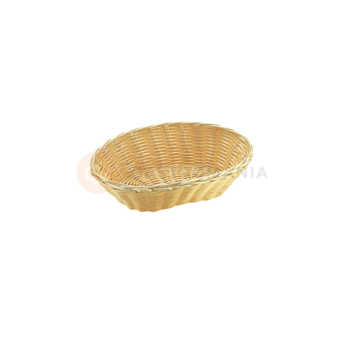 Owalny koszyk na bułki z polipropylenu 23x15x6 cm | APS, Basic