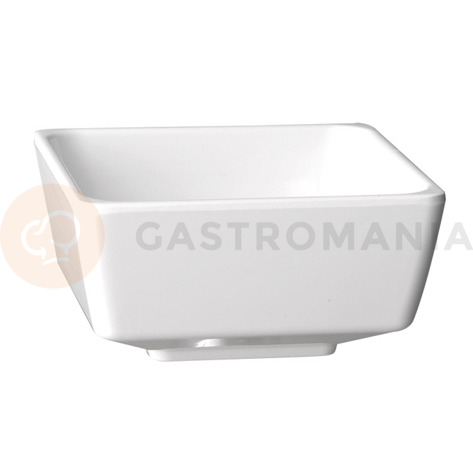 Biała miska bufetowa z melaminy, kwadratowa 95x95x45 cm | APS, Float