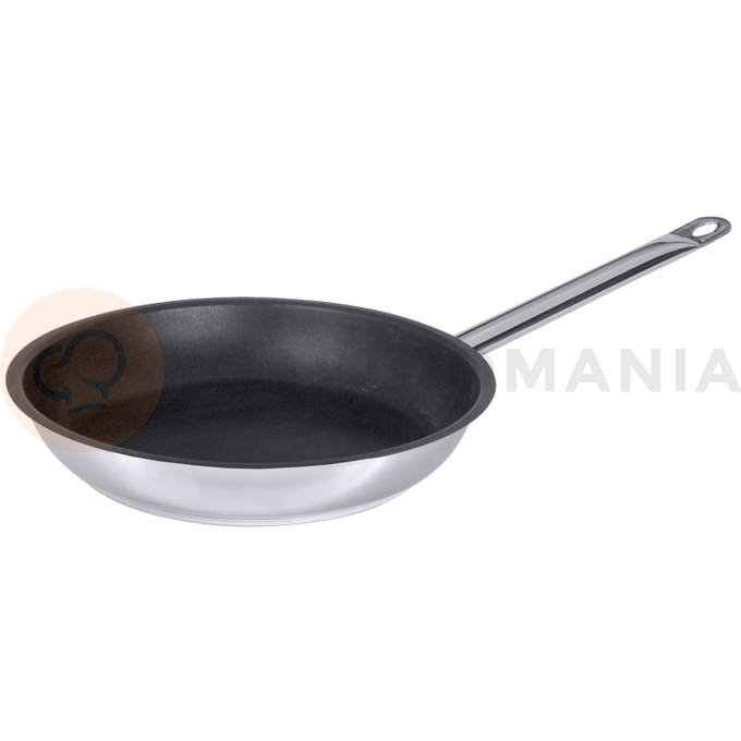 Patelnia ze stali nierdzewnej z powłoką nieprzywierającą o średnicy 32 cm | CONTACTO, Seria 2000