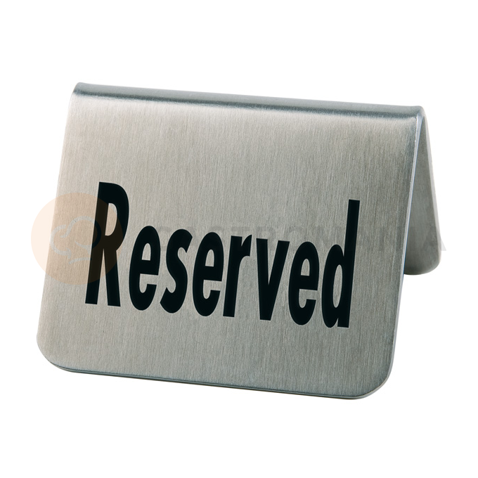 Tabliczka restauracyjna Reserved, zestaw 2 szt. | APS, 00013